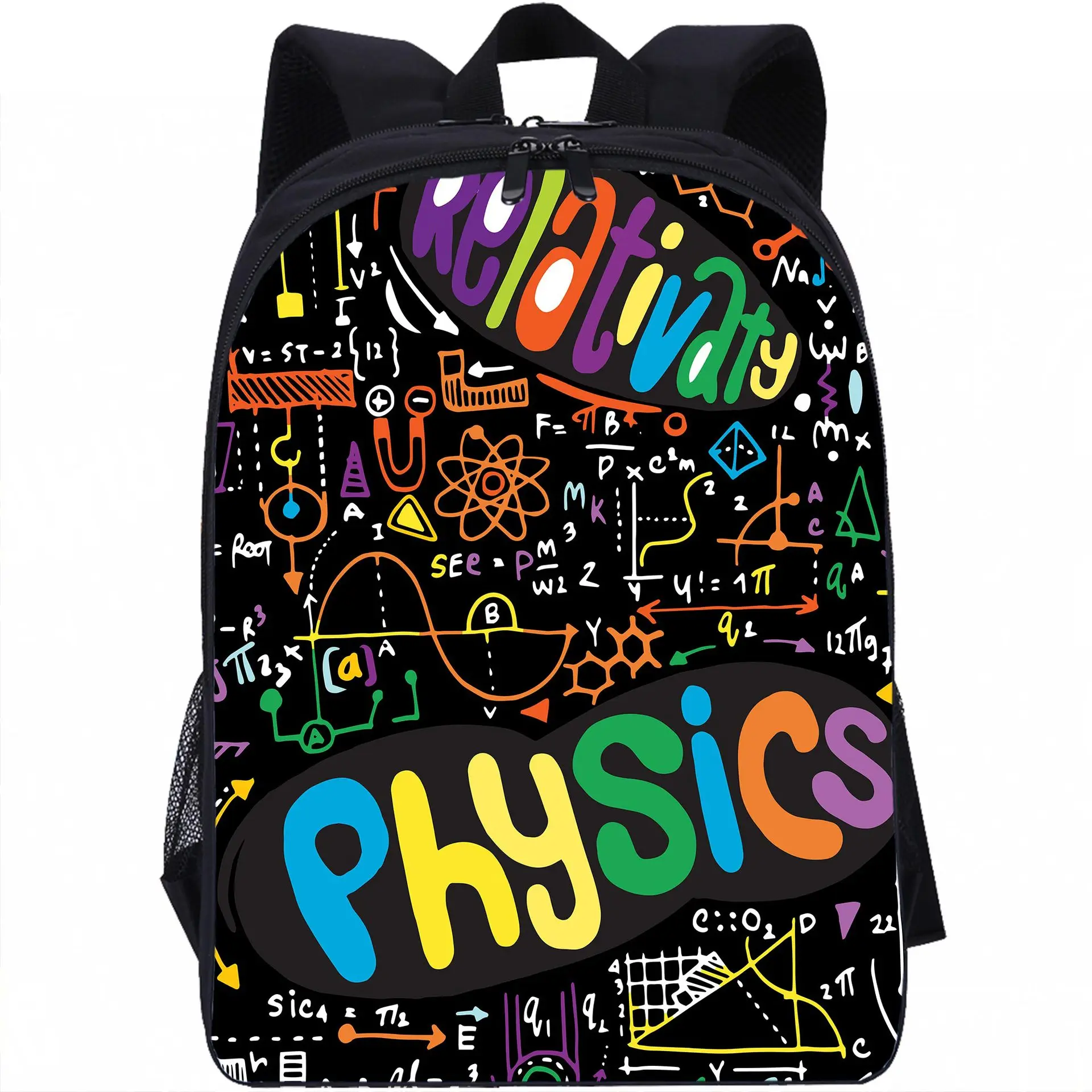 

Physics Formula Backpack Mathematical Sciences School Travel Bookbag Education Schoolbag for Teens 16 Inches Bookbag Laptop Bag