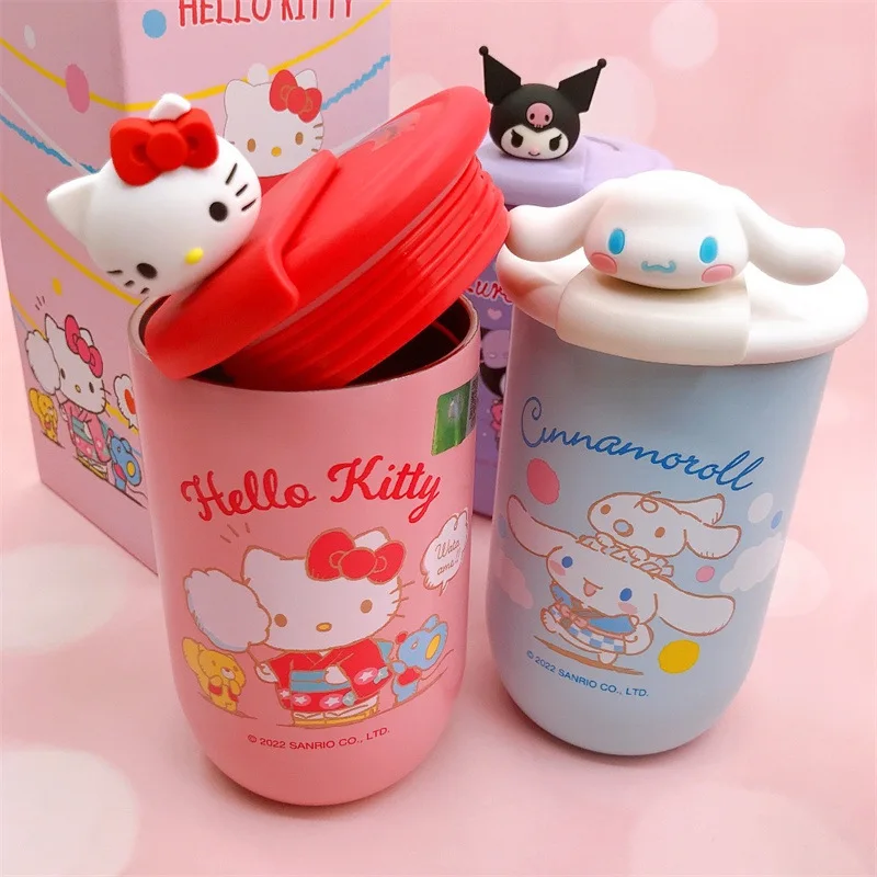 

Милая Изолированная чашка Sanrio Hello Kittys аксессуары Kawaii аниме поворотная крышка кофейная кружка кукла чашка для воды кружка Игрушки для девочек подарок