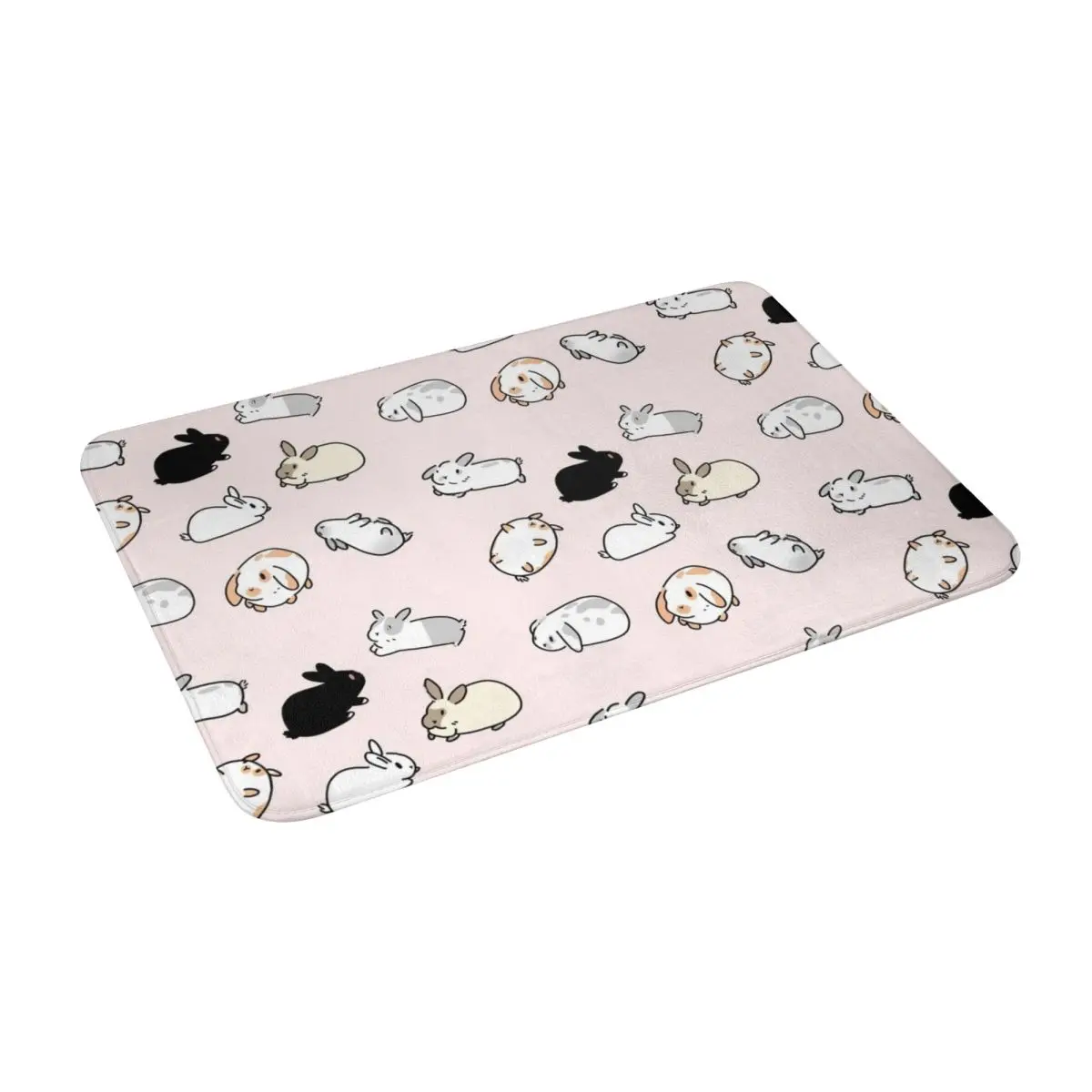 Дверной коврик кролики Декор 3D ковер для ванной нескользящий вход гостиная