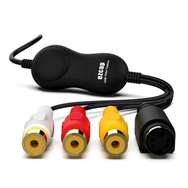 USB 2 0 Аудио Видео карта захвата RCA видео VHS видеомагнитофон ТВ в DVD конвертер