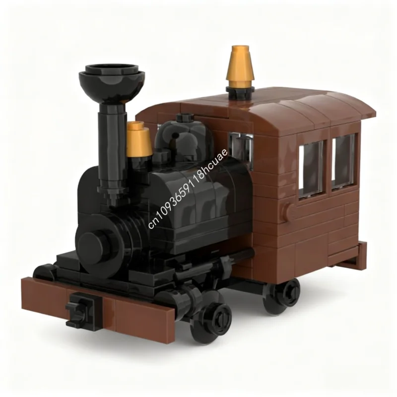 Фото 169 шт. MOC Betsy Railroads, онлайн-модель, строительные блоки, детский креативный сбор на день рождения, кирпич, модульные игрушки, рождественские подарки №1