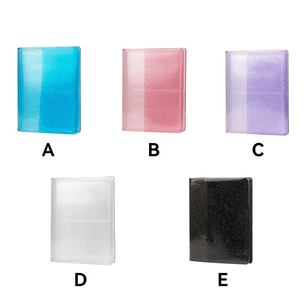 

Альбом для фотографий 64 листа, цветной милый защитный чехол для скрапбукинга, бумажный для домашнего декора, синяя камера Мгновенной Печати