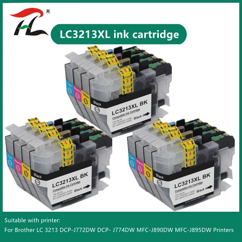 

Compatible LC 3211 lc3213 for LC3211 LC 3213 Ink Cartridge For Brother DCP-J772DW DCP-J774DW MFC-J890DW MFC-J895DW Printers