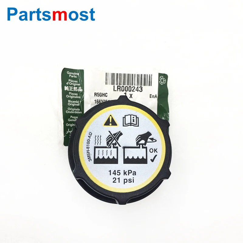 

145kpa Expansion Tank Cap for Freelander 2 Range Rover Evoque Volvo Ford Radiator Coolant Overflow Bottle Lid 30680002 LR000243