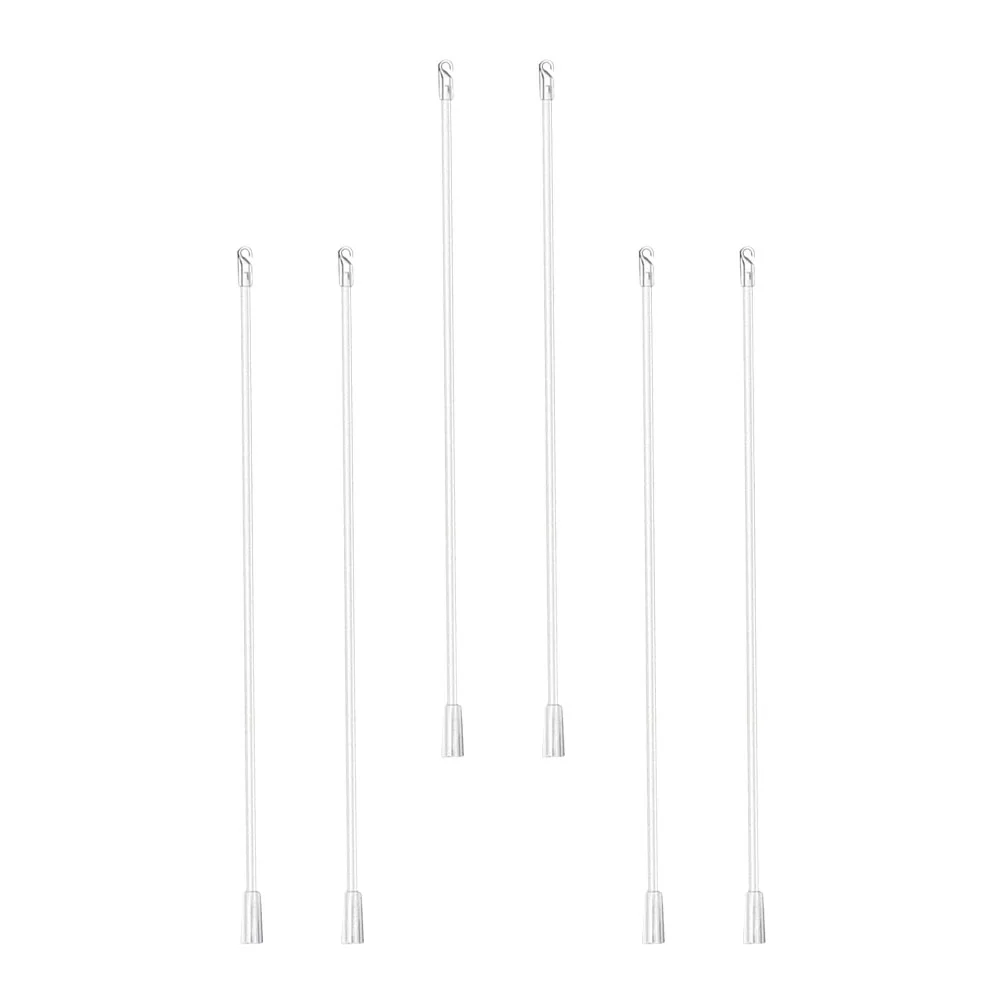 

6 Pcs Window Blind Tilt Rod Venetian Blinds Vertical Curtain Hooks Pulling Opener Component
