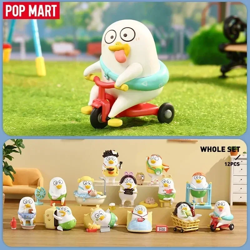 Фото POP MART Duckyo's Leisure Life Series слепая коробка Mystery Box Guess Bag игрушки кукла милый настольный орнамент коллекция аниме фигурка №4