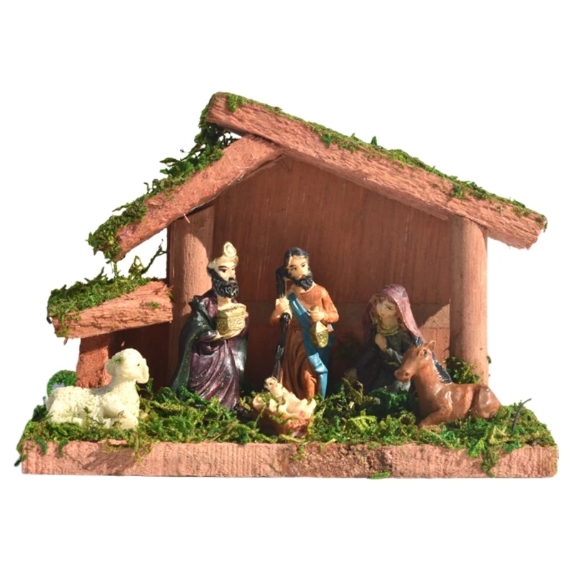 

Миниатюрная статуя рождественской тематики Рождества, статуэтка Иисуса, Статуэтка из смолы