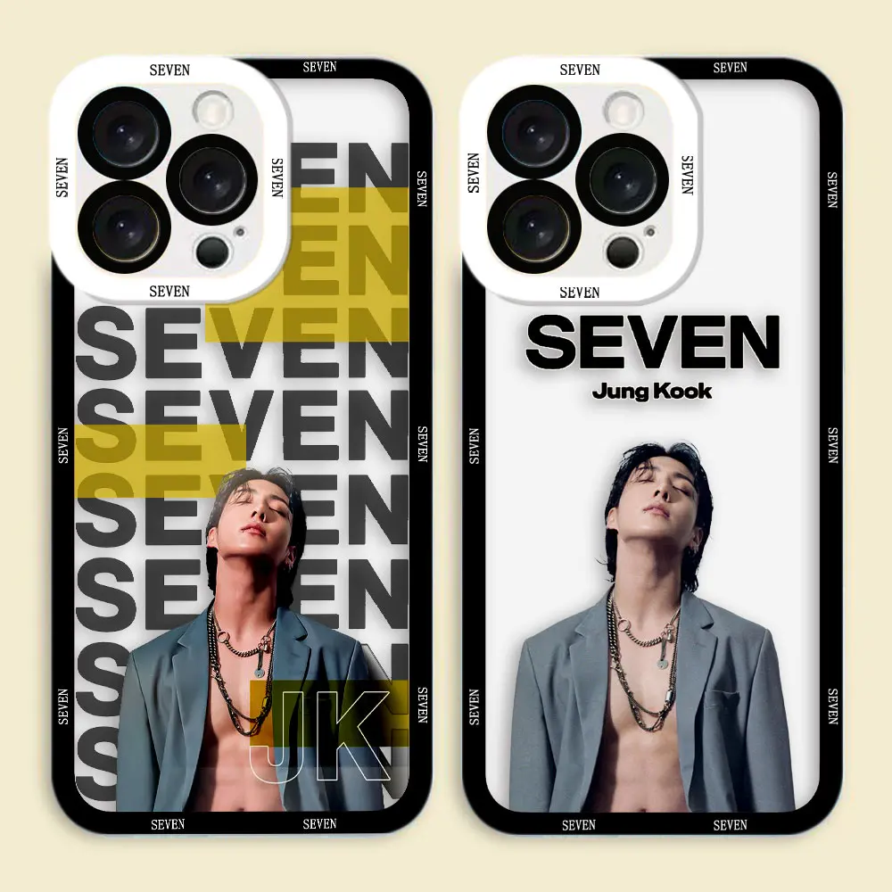 Фото Чехол для телефона S-Seven Gold J-Jungkook J-Jeon Clear для Samsung A03S A04 A05 A05S A06 A7 A12 A13 A14 A15 A16 NOTE 10 20 ULTRA №2