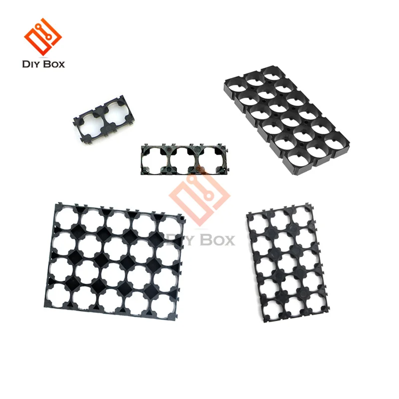 

10Pcs 18650 Battery Holder 1X2 1X3 3X5 3x6 4x5 Cell 18650 Batteries Spacer Holders Radiating Plastic Holder Bracket For Diy