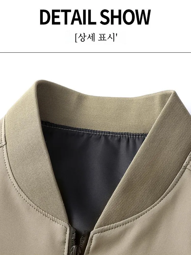Pierre Cardin тонкая деловая куртка с воротником-стойкой на весну и осень мужская для