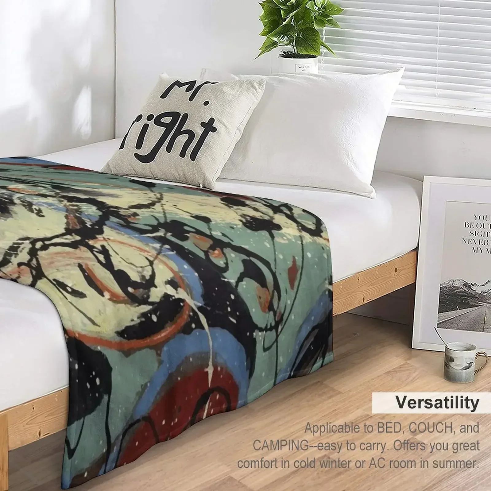 New Jackson Pollack | Композиция с заливкой II Плед Одиночные зимние постельные одеяла