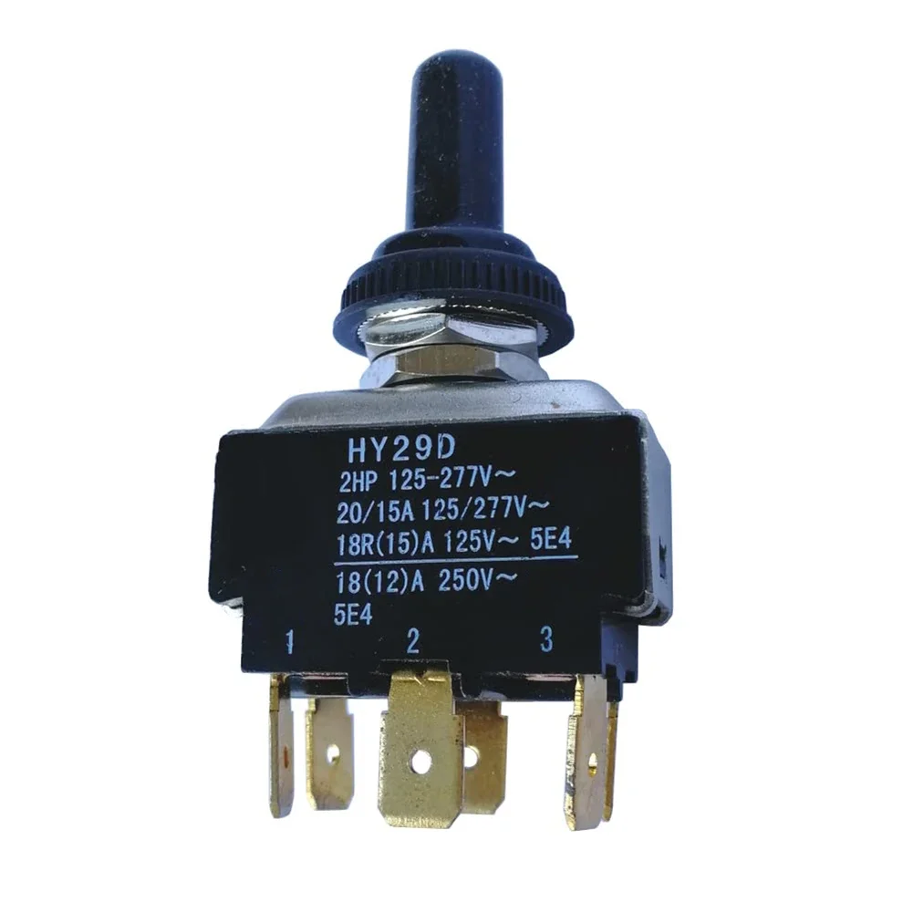 1 шт. для HY29D тумблер 2HP 18A 250 В 6-контактный пылезащитный DPDT ON-ON с силиконовым