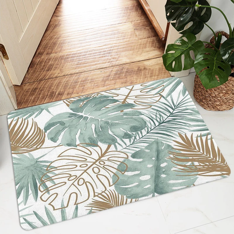 Скандинавский Противоскользящий напольный коврик для ванной Пушистый Ковер