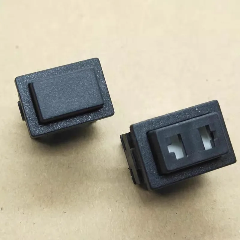 

1 шт./лот самоблокирующаяся кнопка для пылесоса, 2-контактная квадратная кнопка питания, 250 В, 12 А