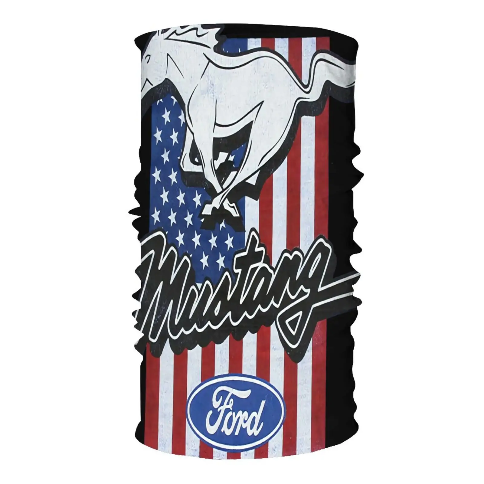 

Ford Mustang American Flag Men's Balaclava Running Accessories Tactical Mask Hunting mask Men's Bandana Ski Man Scarf Kaffiyeh