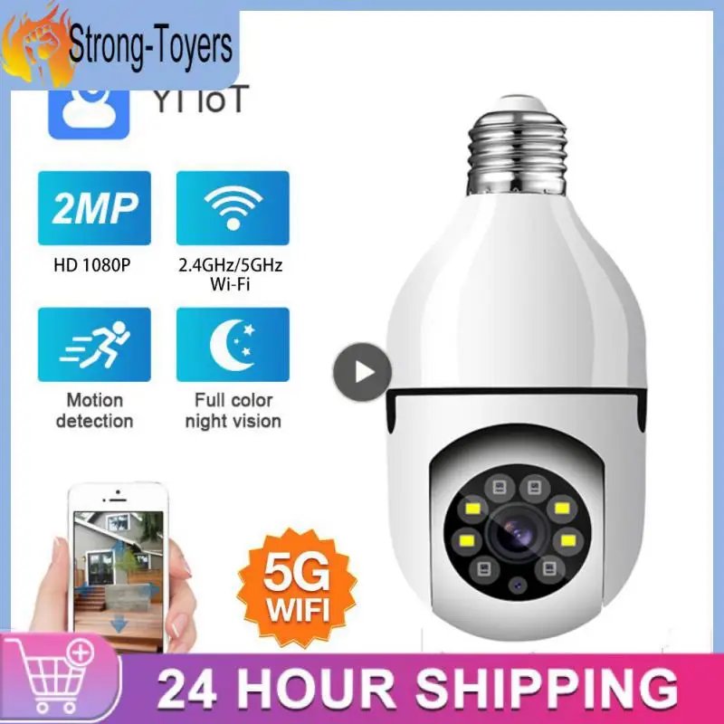

Monitor Two-way Audio Waterproof Security Protection Camera Alarm 5g/2.4g Pet Camera E27 Ptz Camera Security Cam Tf Card 2023