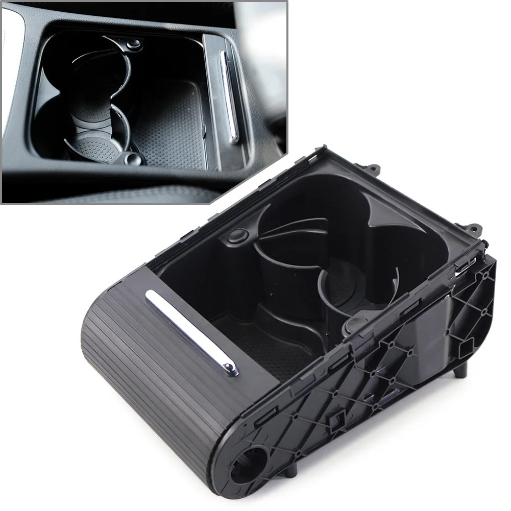 

Black Car Center Console Cup Holder Replacement For VW Passat B6 B7 2006-2015 For VW CC 2009-15 For Passat CC 09-2012 3CD858329A