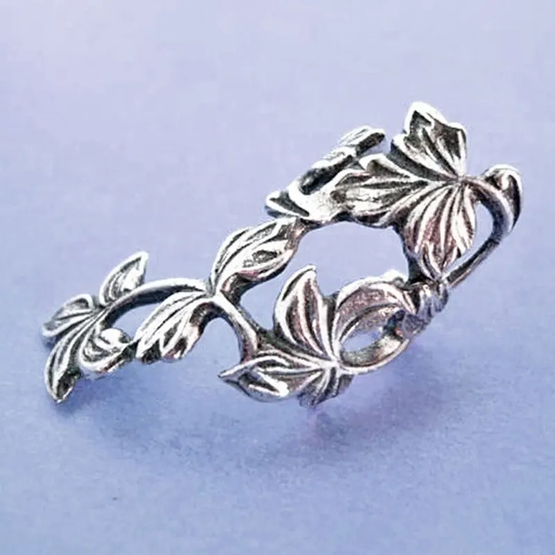 

1 Pair/set Earrings Jewelry Ear Clip For Women Stylish Retro Hollow Flower Leaf Vine Shape Gorgeous Gift Ear Decoration