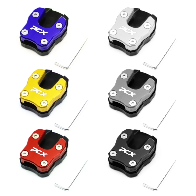 

Motorcycle Kickstand Pad Support Foot Extension Enlarger for PCX125 PCX150 PCX160 Side Stand Plate Drop Shipping