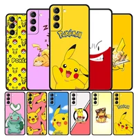 case cover for samsung galaxy note 10 20 8 9 10 ultra f12 f22 m30s m11 m22 5g cell official shell pokemon anime lovely