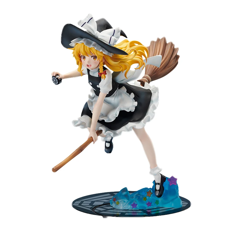 

Touhou Project Kirisame Marisa Anime Figures Hand-Made Model Decoration Doll Toy Cute Cartoon Character Model Collectibles Model