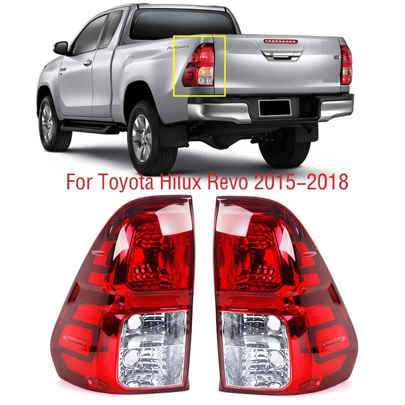 

Rear Tail Light Brake Stop Reverse Lamp Taillight Taillamp No Bulb for Toyota Hilux Revo Pickup 2015 2016 2017 2018