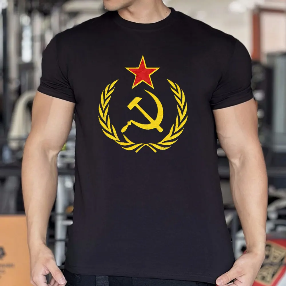 Красная коммунистическая звезда Куба Мужская футболка Че Гевара Маркс Коммунизм