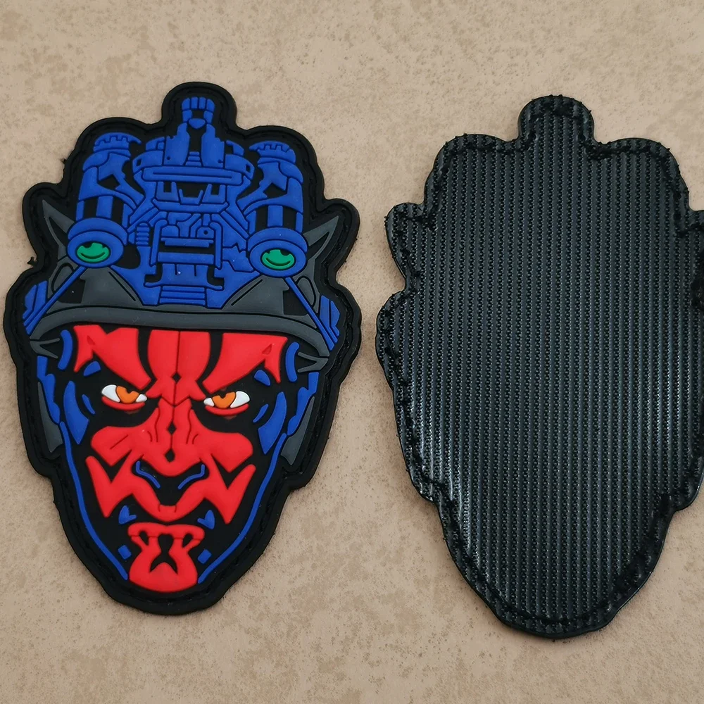 Тактическая японская резиновая маска самурая из ПВХ забавная этикетка наклейка