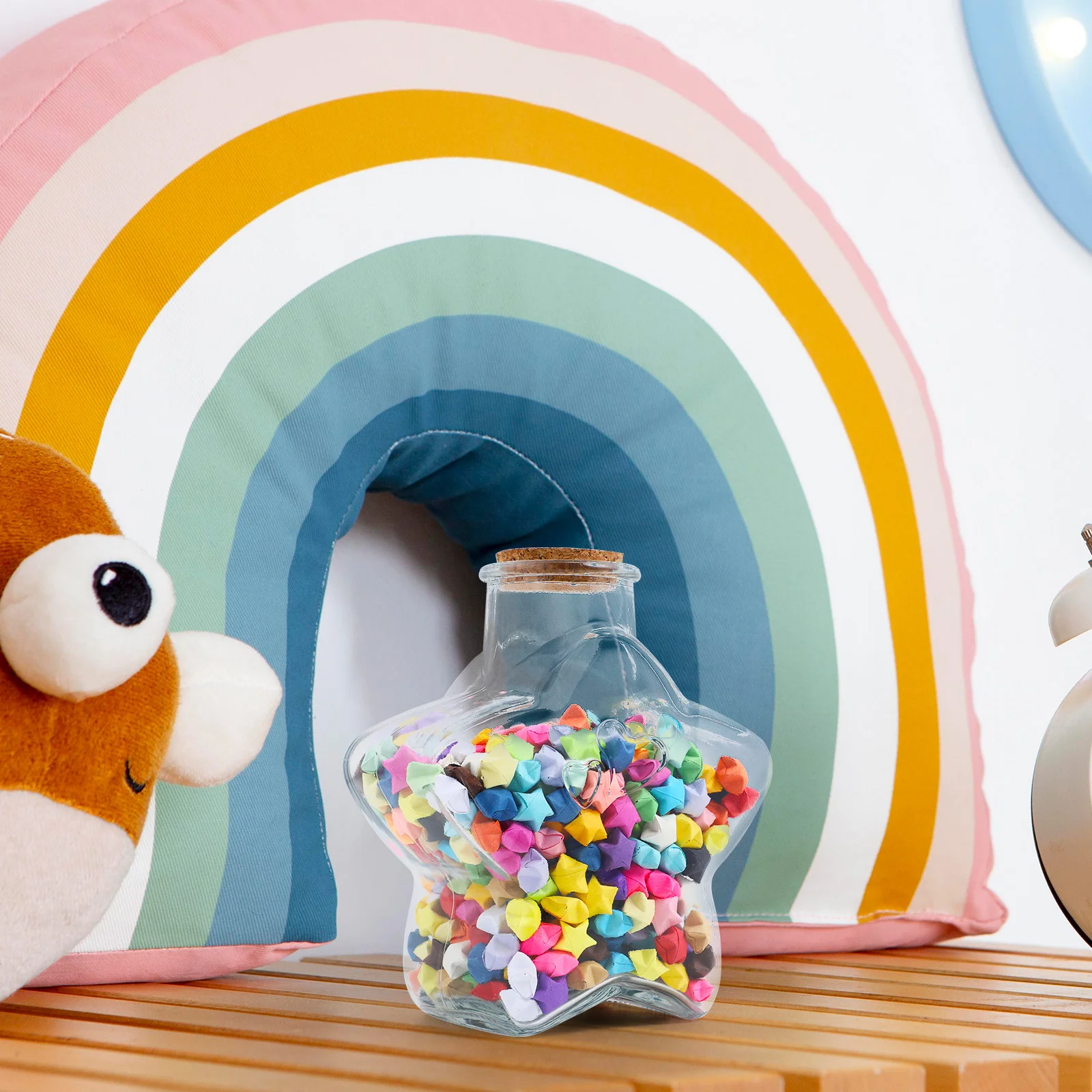 Бумажные полоски оригами в форме звезды романтические подарки для него