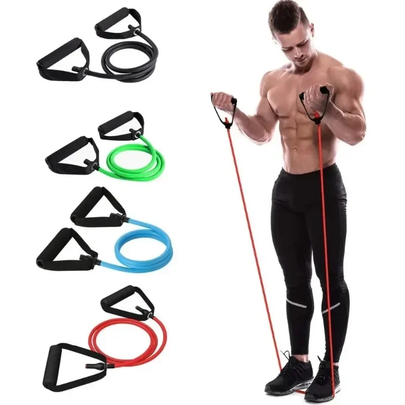 

One Word Stretcher Elastic Rope Fitness Male Elastic Band Chest Muscle Training Tension Band Strength Fitness Equipment Home