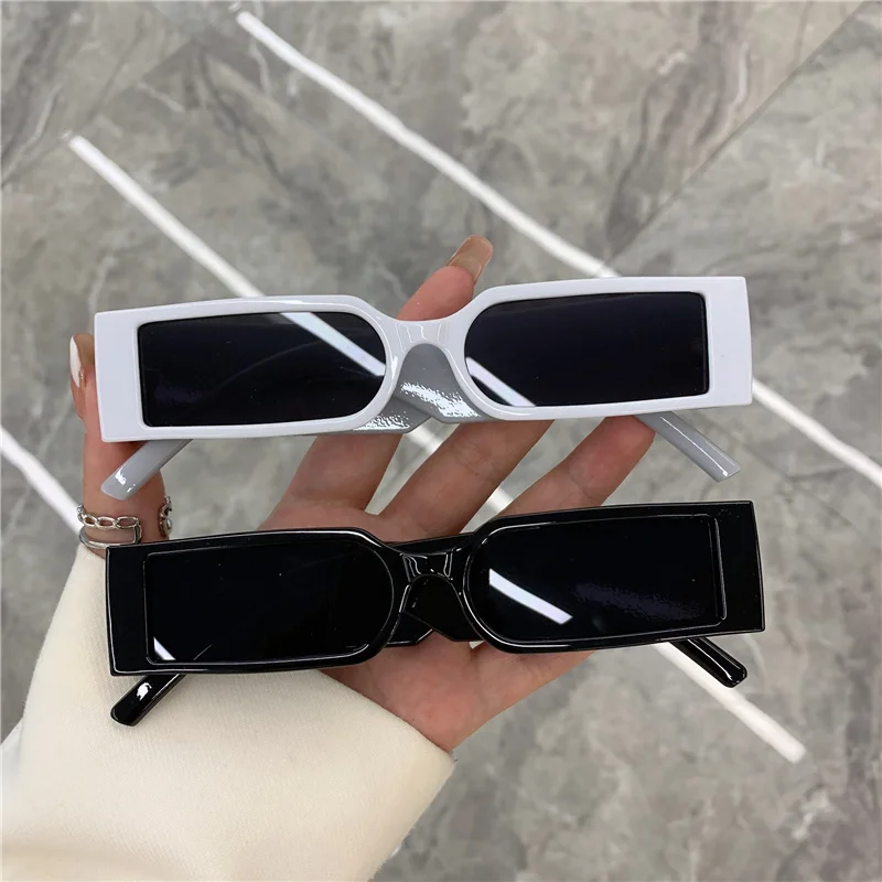 

DYTYMJ Rectangle Frame Fashion Hip Hop Sunglasses Women/men 2022 Vintage Luxury Shades for Women Wholesale Gafas De Sol Hombre