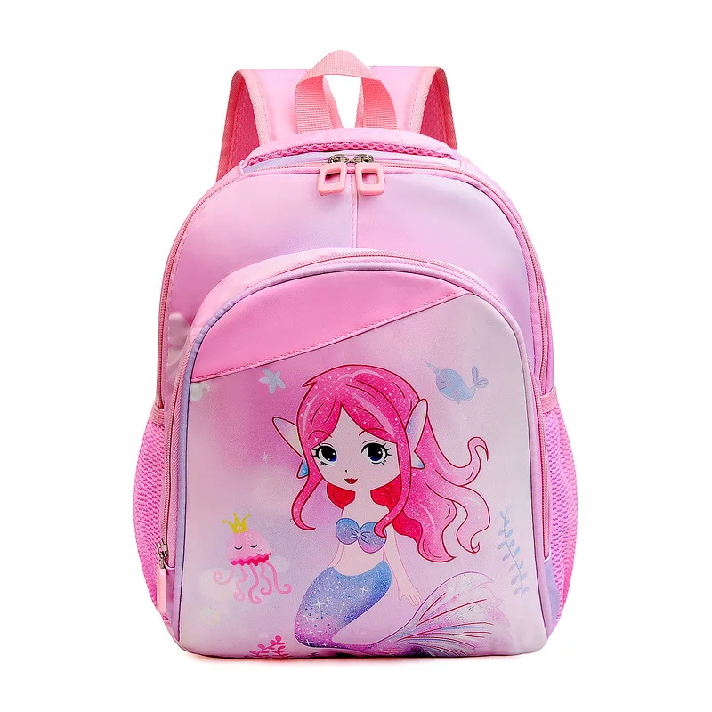 New Children's School Bag Cartoon Cute Fashion Unicorn Mermaid Lightweight Waterproof Backpacks for Kindergarten Boys and Girls