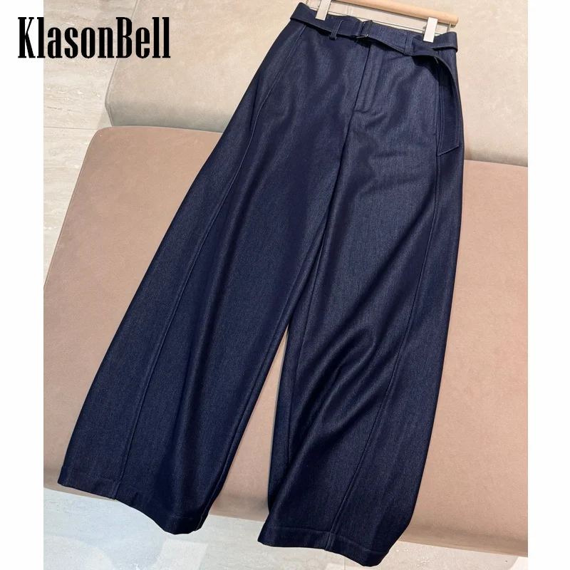 11.23 KlasonBell осень-зима новые плюшевые толстые джинсы с карманом на цепочке и