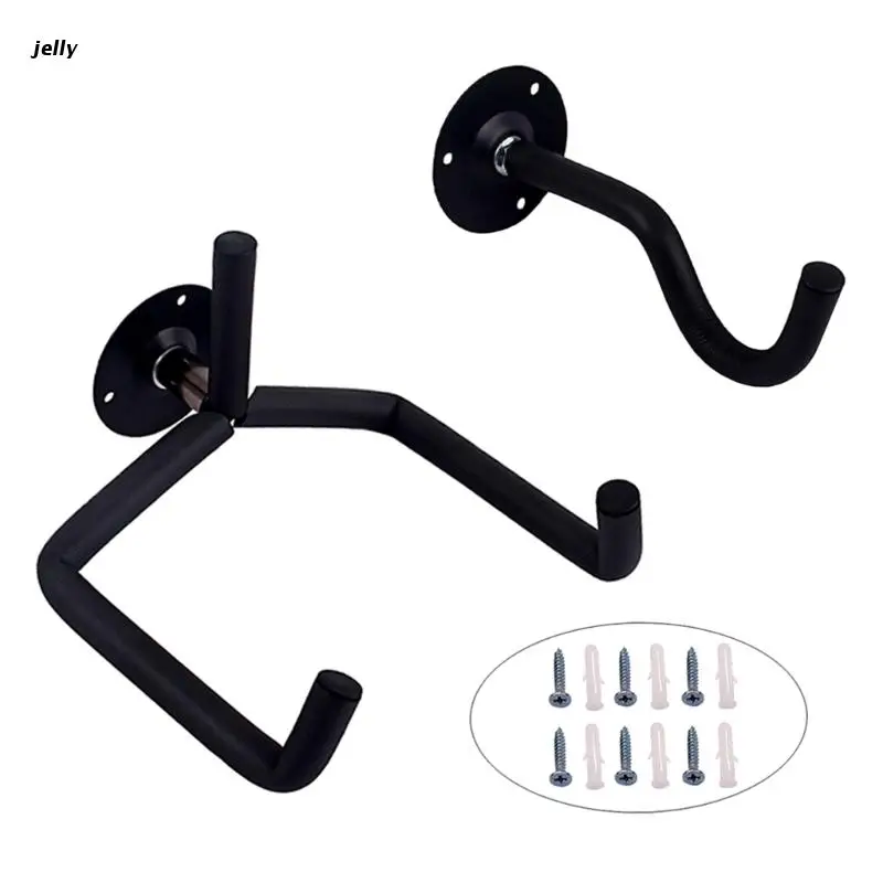 

448C Guitar Hanger Hook Holder Wall Mount Stand Rack Display Bracket Fits Most Guitar Bass with Mount Screws Easy To Install