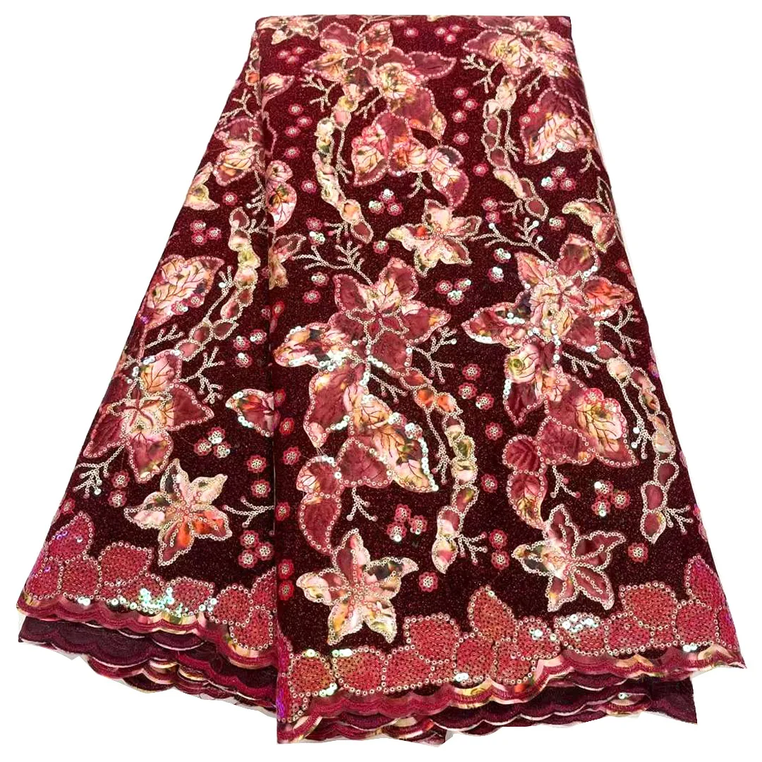 Uреалистичная уникальная двойная сетка 5 ярдов французское кружево с цветочными