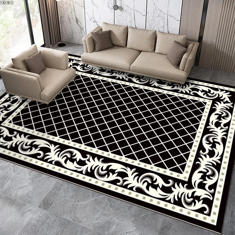 

Simple Chinese-Style Absorbent Carpet Floor Mat Bedroom Carpet Modern Home Living Room Sofa Floor Mat Homestay Bedroom Carpet