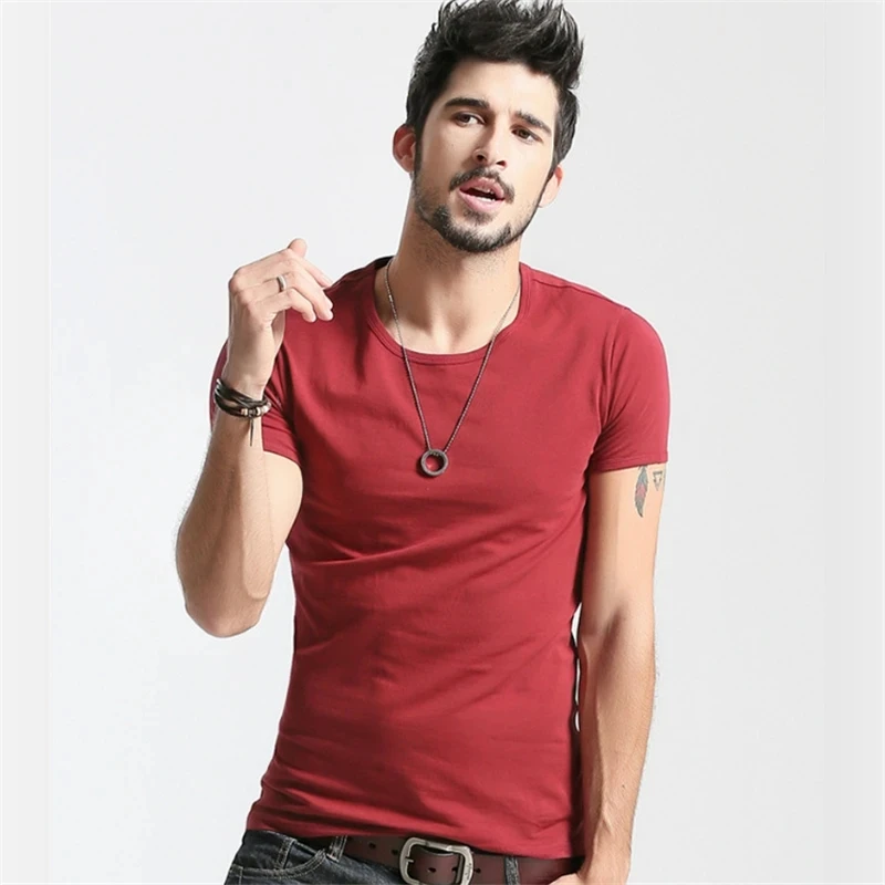 

Men's Cotton Fashion Tshirt Mens Summer T-shirts Tee