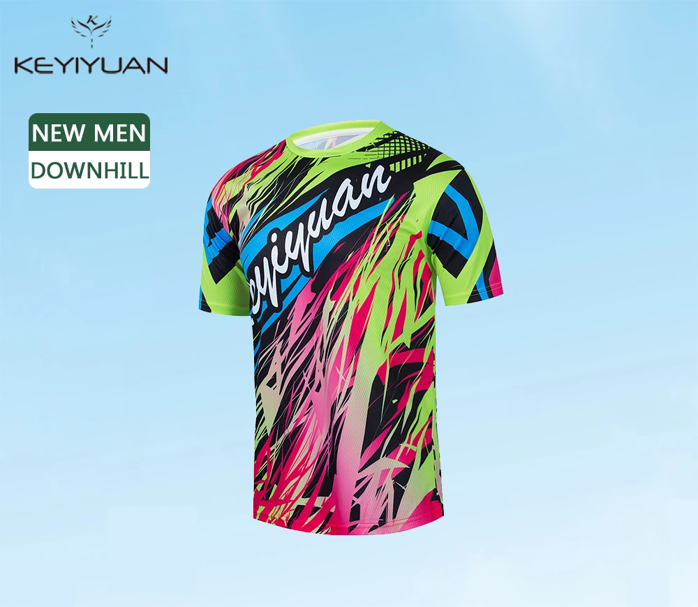 

Рубашки KEYIYUAN для горного велосипеда, футболка для горного велосипеда, мужская майка для горного велосипеда, одежда для мотокросса, одежда д...