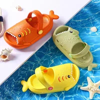baby boys fun slippers fashion shark shoes summer beach shoes for girls sandals toddler kids soft sole shoes anti slip slippers