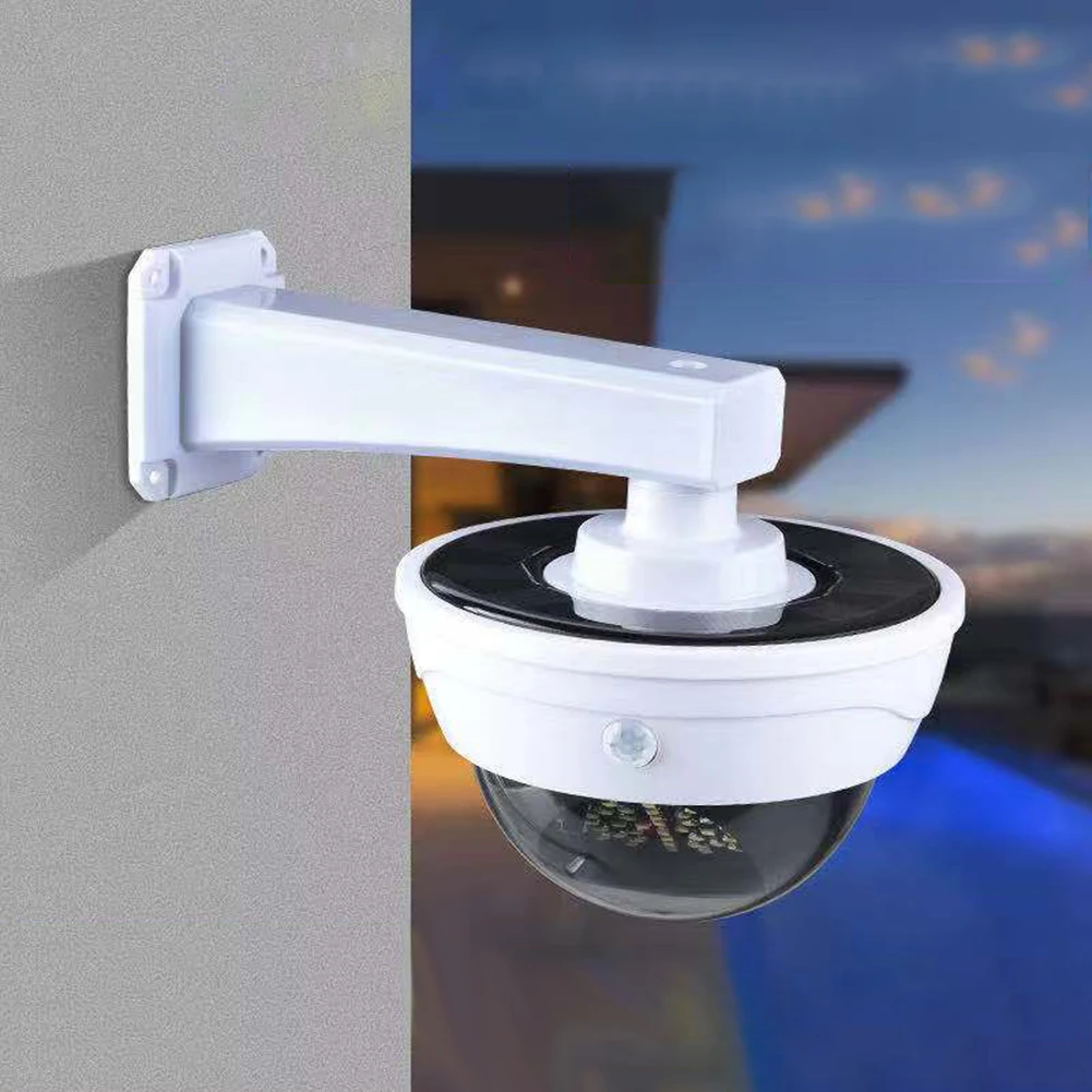 

Waterproof Fake Camera Solar Lamp 3 Modes Adjustment Solar Powered Outdoor CCTV Surveillance Simulation Camera Lamp