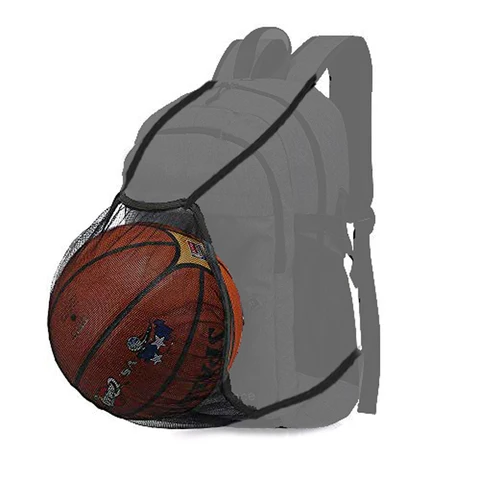 Баскетбольный рюкзак, сетчатая переноска, Регулируемый футбольный, бейсбольный мяч, открытый контейнер