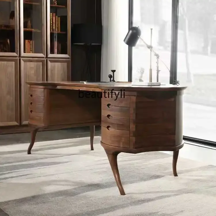 SS Североамериканский стол из массива черного ореха скандинавский итальянский