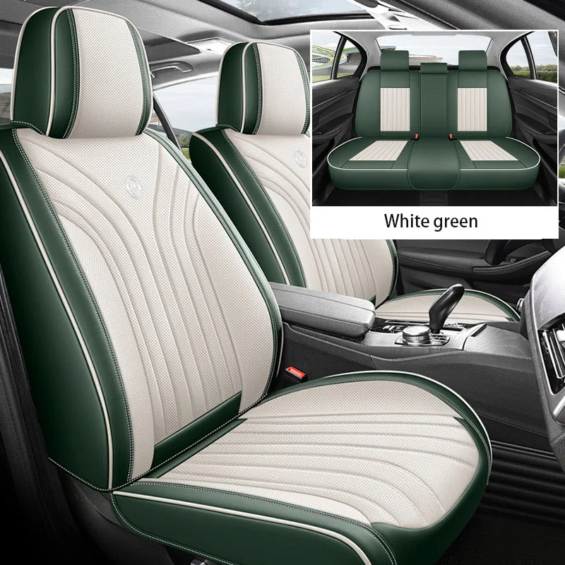 Универсальные кожаные чехлы на сиденья автомобиля для Isuzu D-MAX аксессуары всех