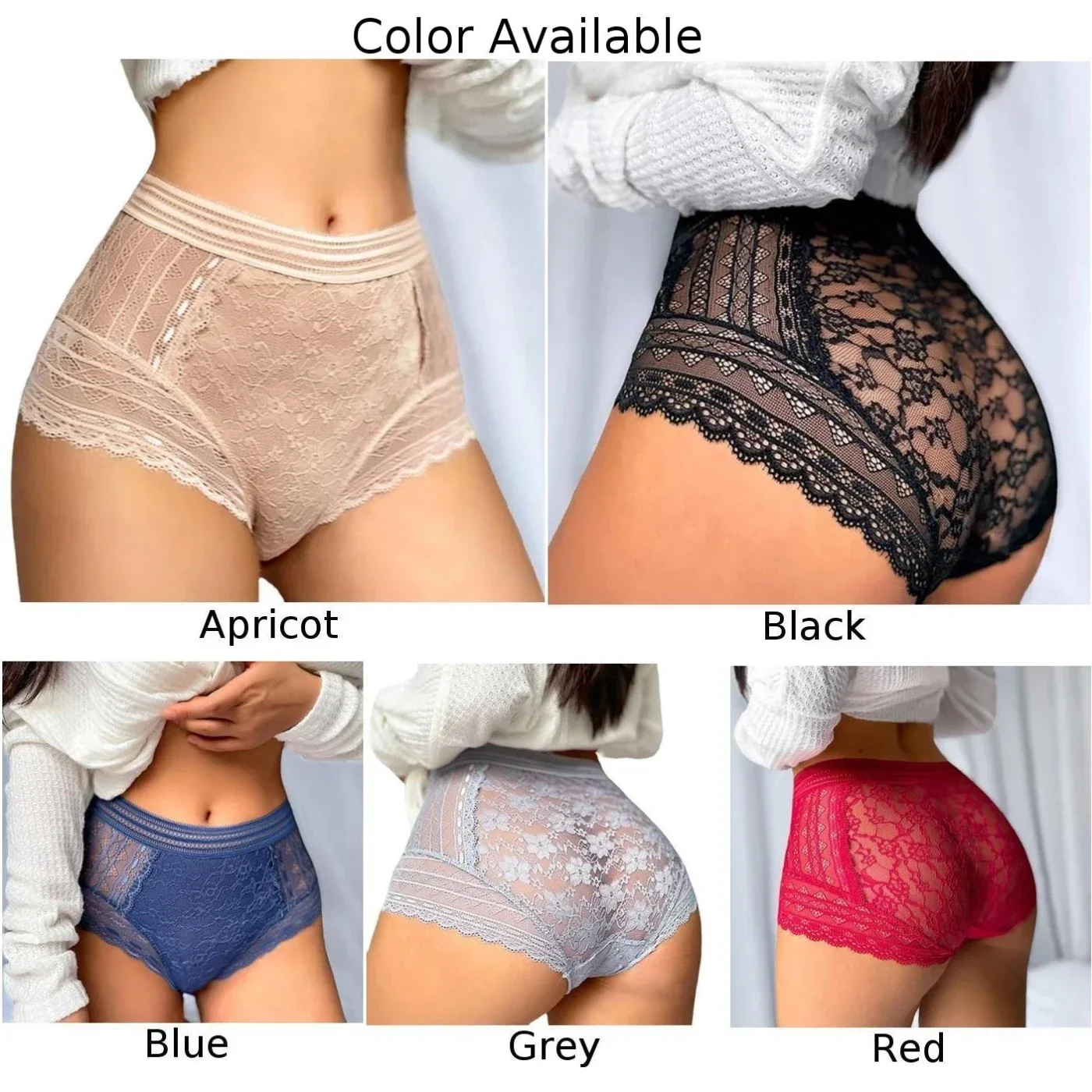 Женские трусики с завышенной талией нижнее белье для контроля живота прозрачные