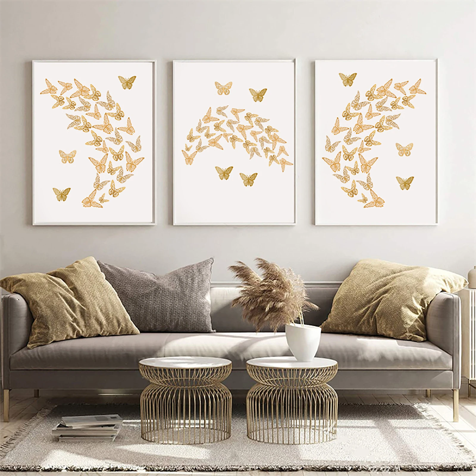 

72Pcs Butterfly Wall Sticker Beautiful Art Decals Home Stickers Wedding Decoration Home Wall Decor Gift for Friend