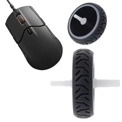 Игровая мышь, колесо прокрутки, шкив, пластиковое колесо для мыши, ремонт, замена для Steelseries Sensei 310/Rival 310, аксессуары