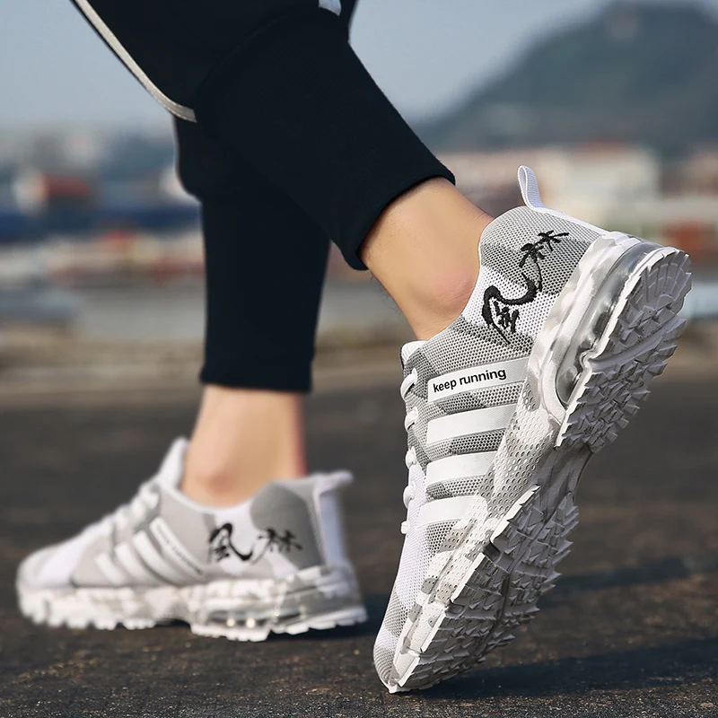 New Camouflage Sneakers For Men Air Running Shoes WomenLightweight Sports Shoes Men Comfortable Breathable Marathon Sneakers Men