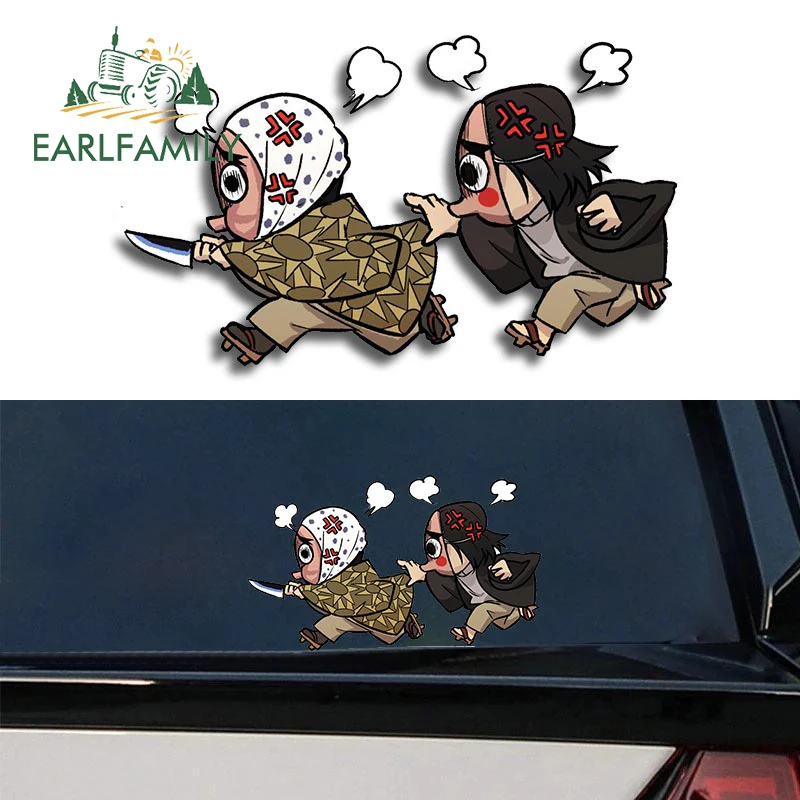 EARLFAMILY 13 см для убийцы демонов хаганезука Хотару котелессу Автомобильная наклейка Водонепроницаемая наклейка интересная виниловая наклейка на лобовое стекло RV Graphics