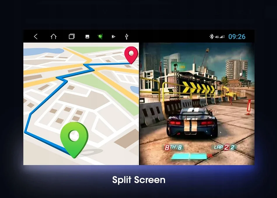 Подходит для 2013-2015 Maserati Quattroporte 10 5 дюймов Android 13 GPS-навигация CarPlay Автомагнитола