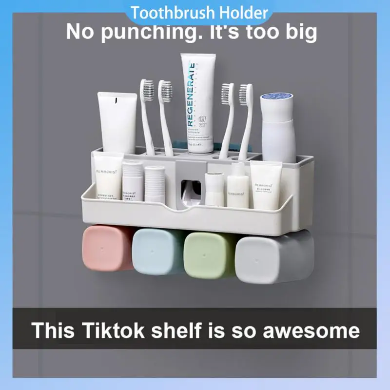 

Настенный дозатор для зубной щетки и пасты